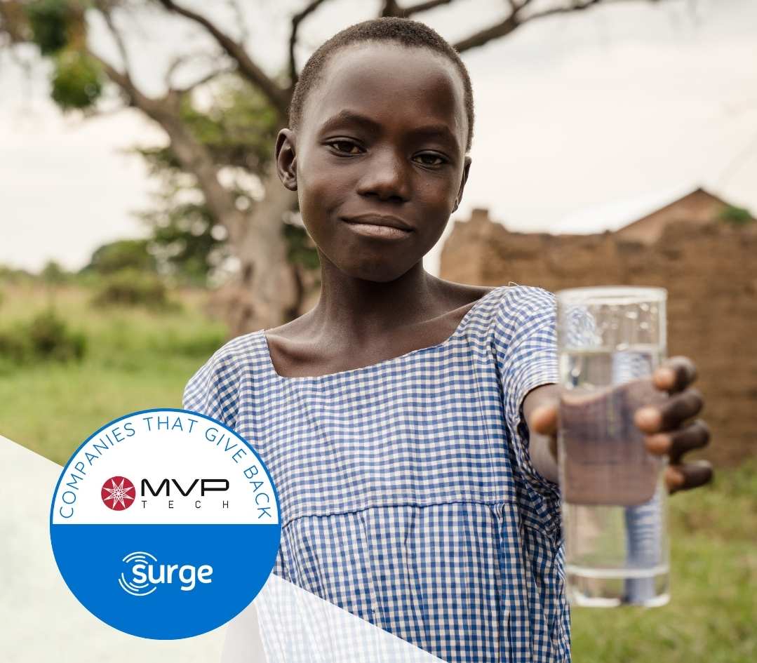 Surge for water and MVP Tech Design, Dine and Make a Difference’ Gala